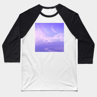 Cloudy Day at The Palm Jumeirah, Dubai Baseball T-Shirt